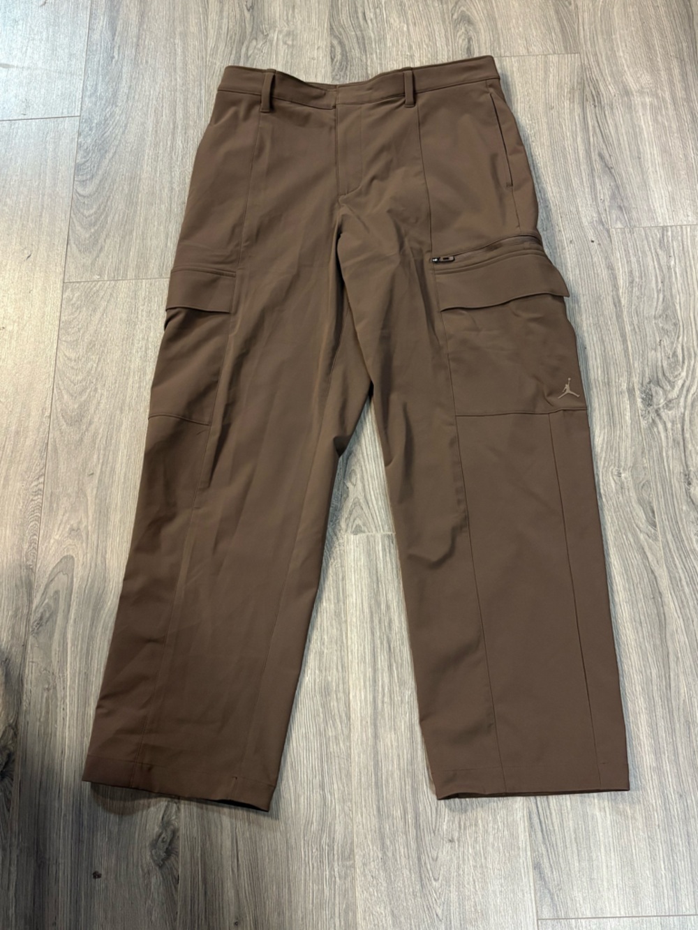 Jordan Men’s Chocolate Brown Cargo Pants with Zip Pockets